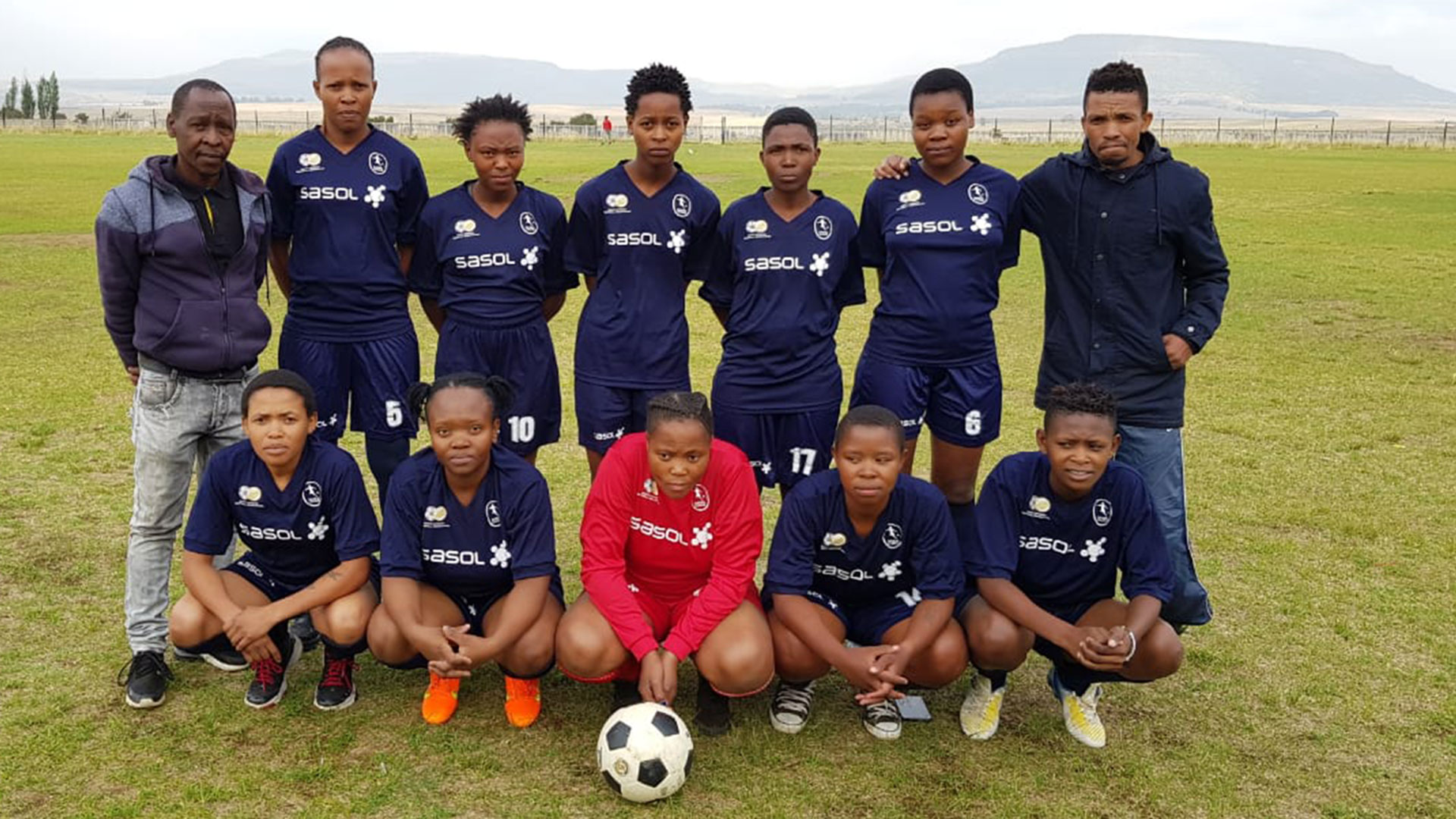 team photo of Phumelela Warriors