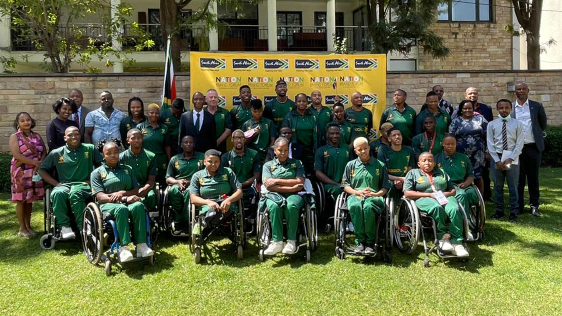 Wheelchair Basketball team visiting SA embassy in Ethiopia ahead of the qualifiers