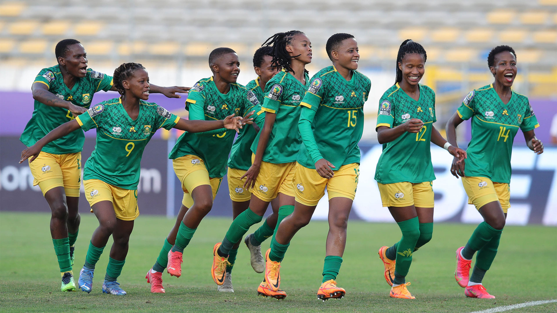 Banyana Banyana celebrate win in AWCON 2022 against Zambia