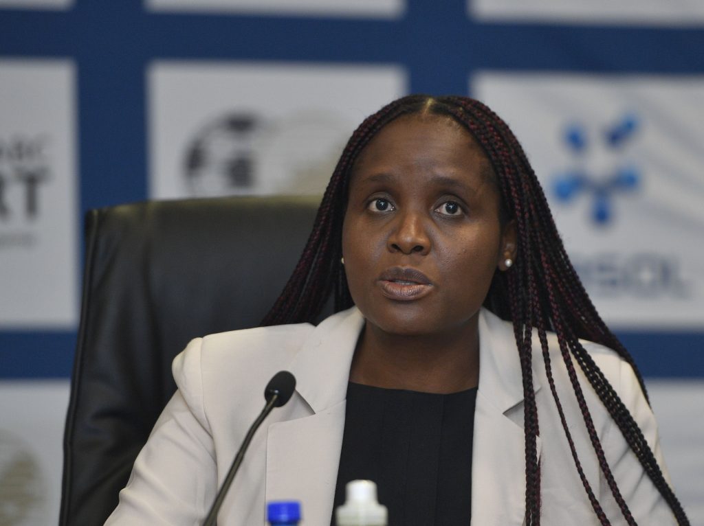 SAFA CEO Ms Lydia Monyepao