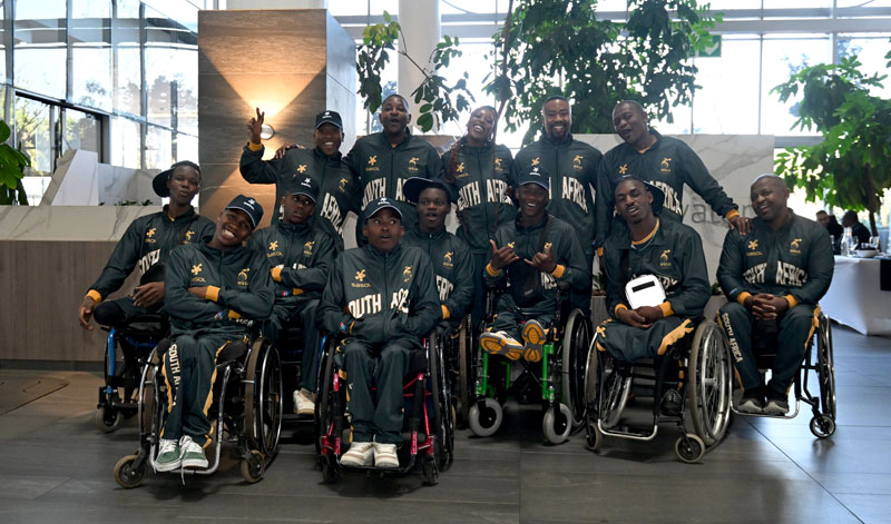 South African Men’s under-23 wheelchair basketball team