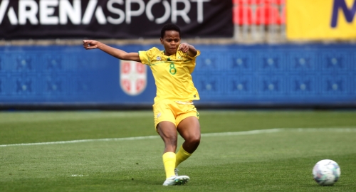 Football - 2023 International Womens Friendly  - Serbia v South Africa - Sportski Centar FSS - Serbia