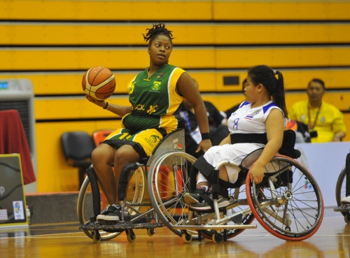 Basketball - 2019 IWBF U25 WOMEN Wheelchair Basketball World Championship - South Africa v Thailand - Suphanburi Stadium