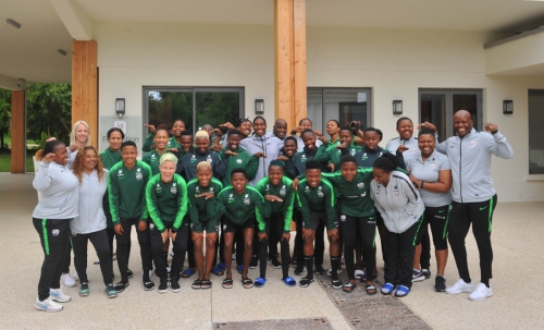 Football - 2019 FIFA Womens World Cup -  Caster Semenya Visits South Africa Team - Paris