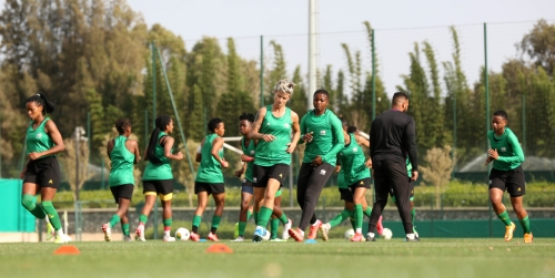 Football - 2022 Womens Africa Cup Of Nations - Banyana Banyana Training Session - Complex Mohamed VI De Football - Rabat - Morocco