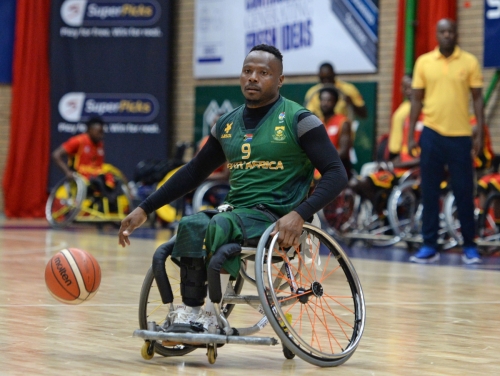 Wheelchair Basketball - 2023 African Para Games Senior Mens Qualifiers - Angola v South Africa - Mandeville Sports Complex