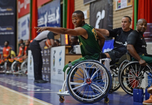 Wheelchair Basketball - 2023 African Para Games Senior Mens Qualifiers - Angola v South Africa - Mandeville Sports Complex