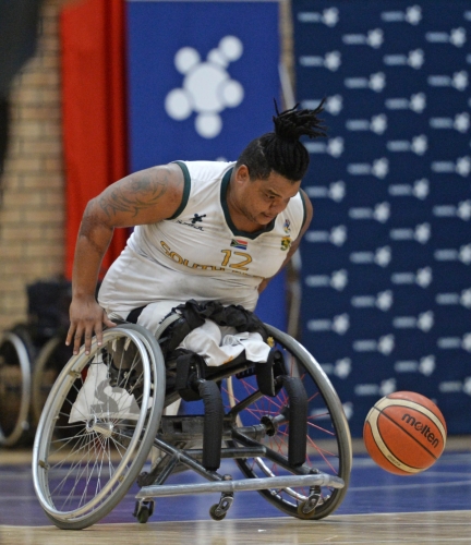 Wheelchair Basketball - 2023 African Para Games Senior Mens Qualifiers - South Africa v Angola - Mandeville Sports Complex